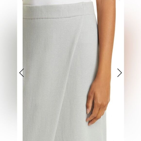 Vince overlap cotton/ tencel skirt size L, NWT - Picture 5 of 14